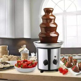 Cascata de Chocolate fondue de chocolate 4 pisos Inox - 110V