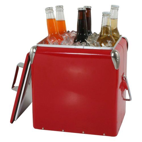 Cooler Vintage Vermelho - 24 latas