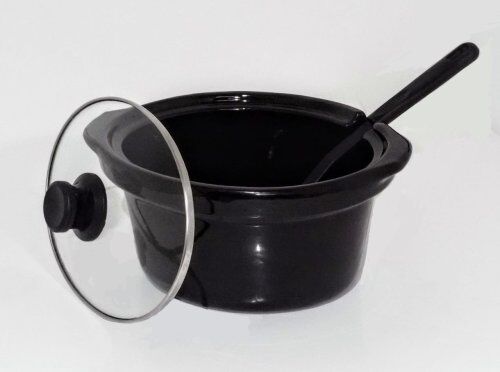 Cumbuca de Cerâmica 2,4 lts com Tampa de Vidro