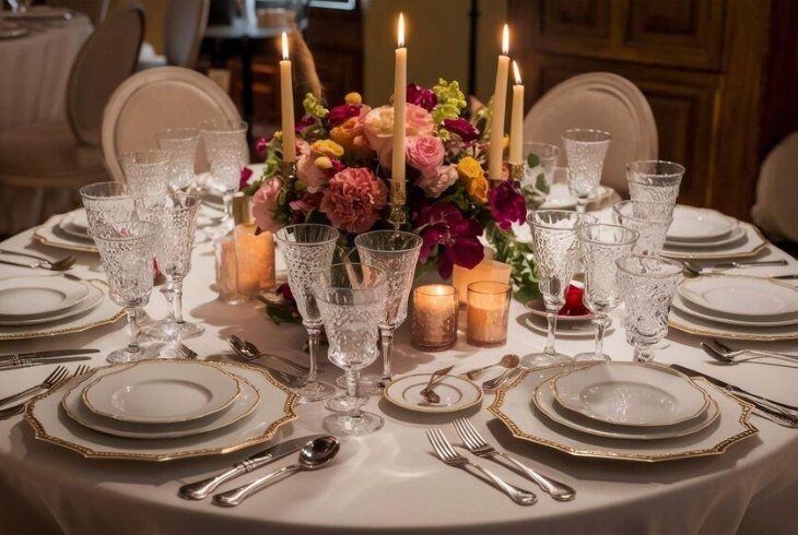 Alugue talheres com a Total Eventos e ofereça uma mesa completa aos seus convidados
