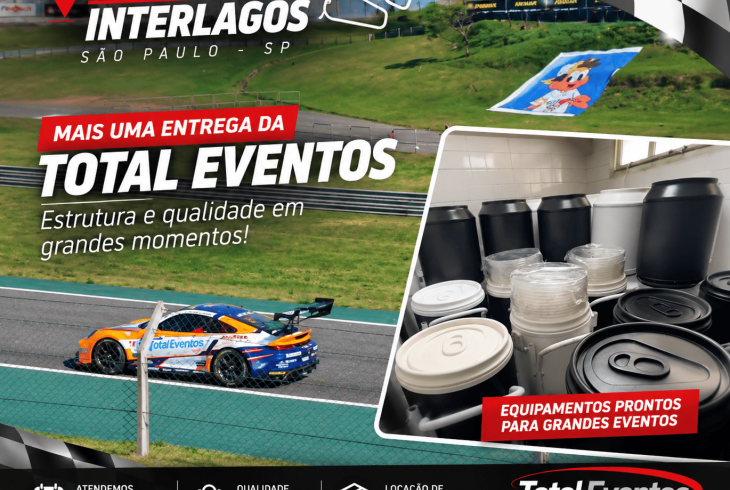 🏎️ Total Eventos na Pista!