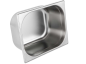Cuba Gastronômica Aço Inox Para Buffet Gn 1/2×100mm (325x265mm)