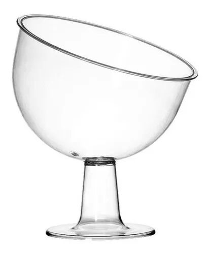 Taça Inclinada Grande Acrílica Para Doce 2,7 Lts