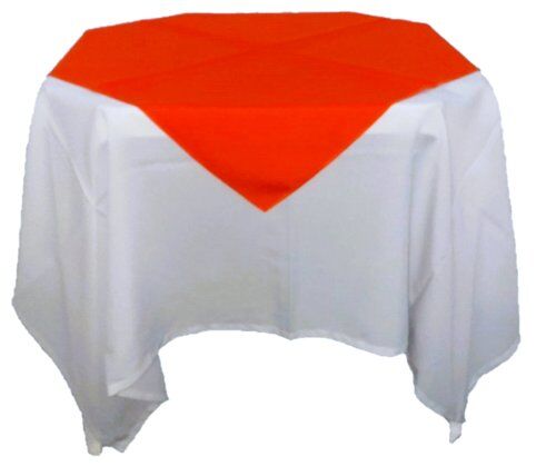 Toalha Cobre Mancha Oxford 0,75x0,75 Laranja