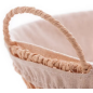 Cesta Oval C/ Alça Em Papel E Forro Tecido 27x20x12cm- Wolff