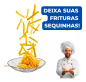 Escumadeira Fritadeira De Inox Redonda - 32cm