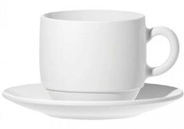 Xícara/ Pires - Café 90 ml - Opaline