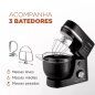 Batedeira Planetária - Preta - Frequência 60 - 110V - 700w - 12 Velocidades