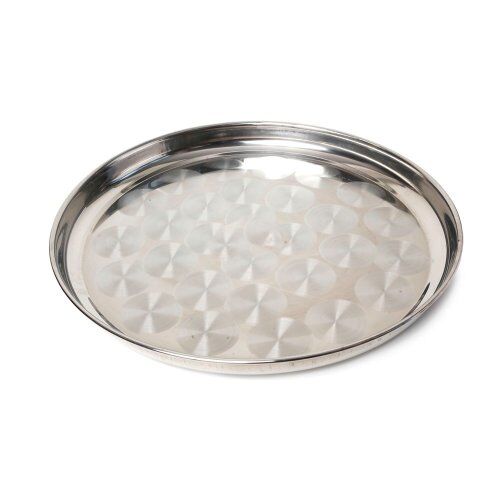 Bandeja Redonda Inox 30 cm