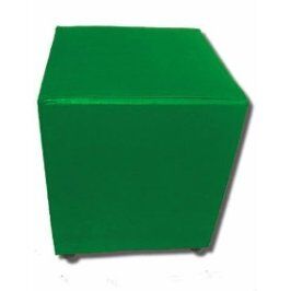 PUFF QUADRADO VERDE - A 0,44 x L 0,33 x C 0,33