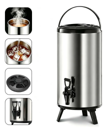 Botijão Térmico 12 Litros - Aço Inoxidável