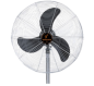 Ventilador de Colula - 210 cm -   Preto Cromado - Bivolt