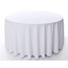 MESA REDONDA 0,90 CM Ø + TOALHA REDONDA RÁFIA BRANCA- 2,40 MT Ø