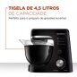 Batedeira Planetária - Preta - Frequência 60 - 110V - 700w - 12 Velocidades