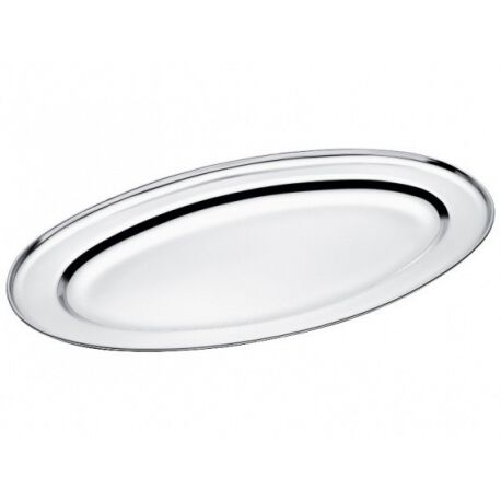 TRAVESSA OVAL RASA INOX 45 CM