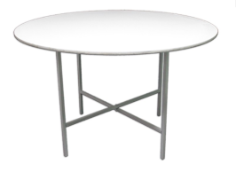 MESA MDF 6 LUGARES REDONDA 1,20 DIÂMETRO