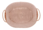 Cesta Oval C/ Alça Em Papel E Forro Tecido 27x20x12cm- Wolff