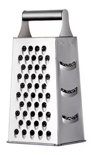 Ralador 4 Faces Inox Para Cozinha 9,5" 24cm.
