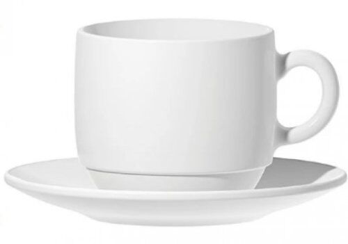Xícara/ Pires - Café 90 ml - Opaline