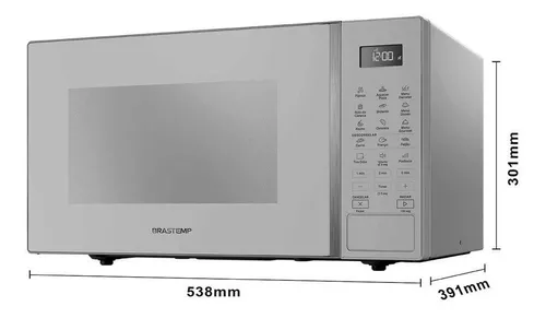 Micro-ondas 32 Litros - 220v -  Branco Com Menu Gourmet Brastemp