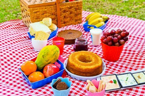 Toalha Pic Nic Xadrez Vermelha 1,5x2,5