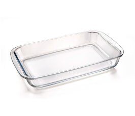 TRAVESSA GRANDE DE VIDRO REFRATÁRIO 40,5 x 24,5 x 7,0 - 5 Litros