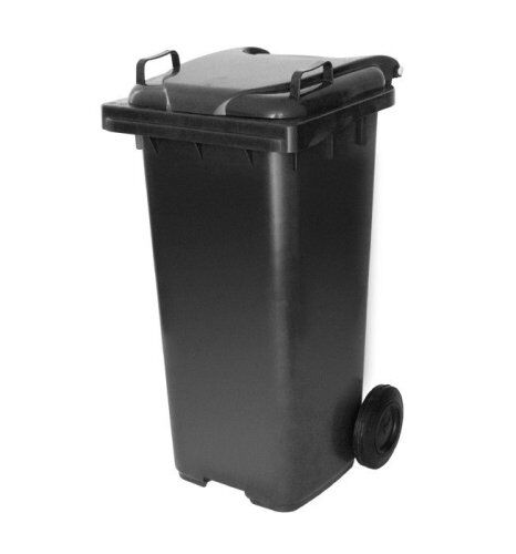 Lixeira Plastica 120 Litros Com Rodas de 200mm