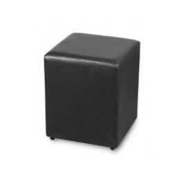 PUFF QUADRADO PRETO - A 0,42 x L 0,34 x C 0,34